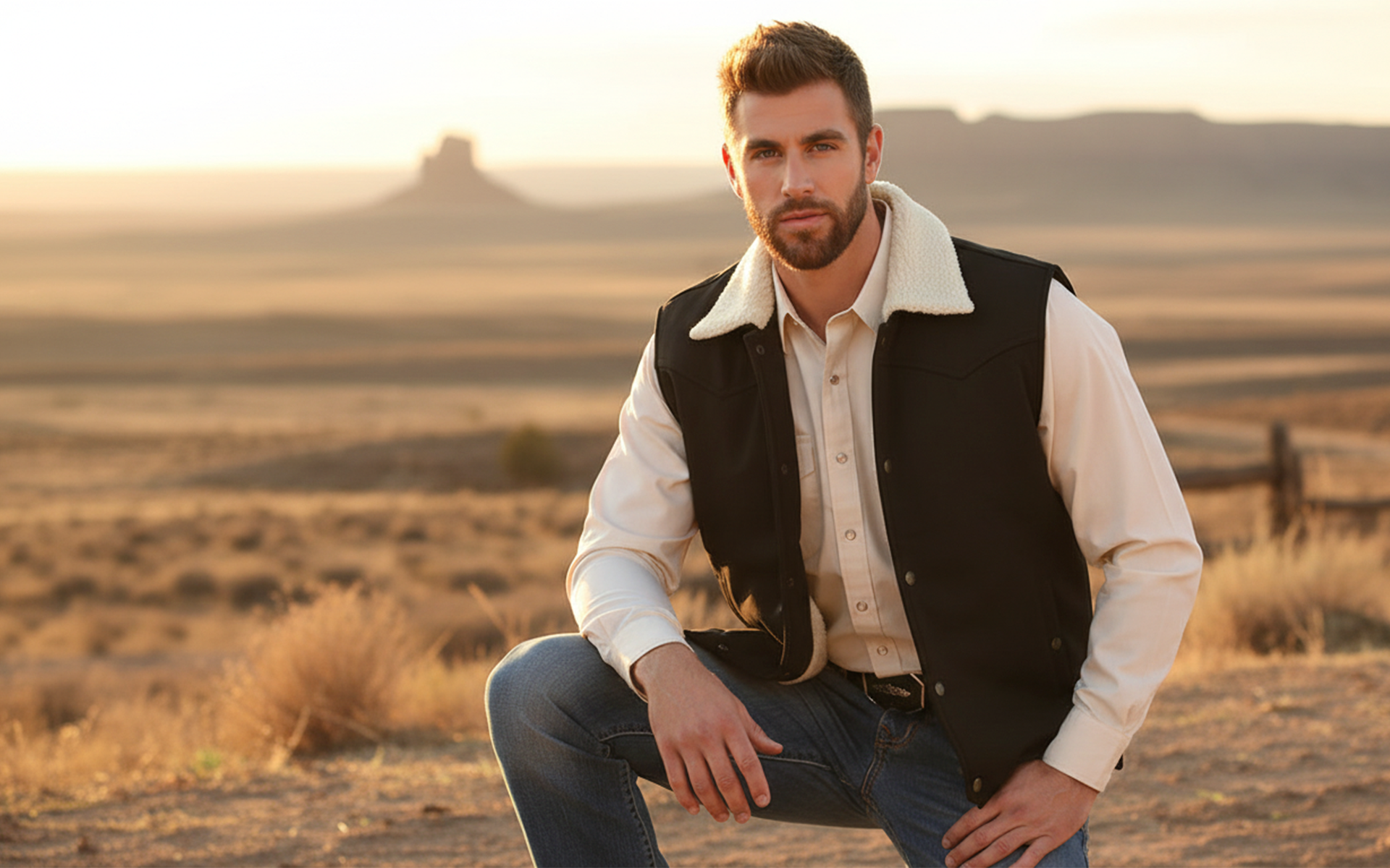 white christmas dresses Roper Mens Brown Cow Suede Leather Basic Tall Man Brass Snap Western V –  The Western Company main image 1