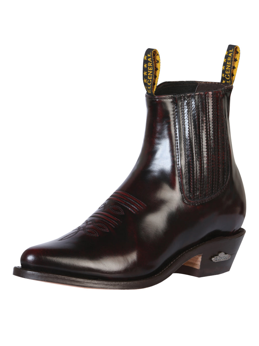 Cowboy Ankle Boot by - Chameleon Wine
