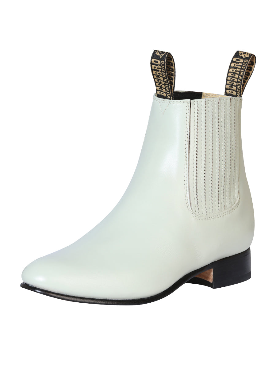 El Besserro Charro Boot Leather Bone