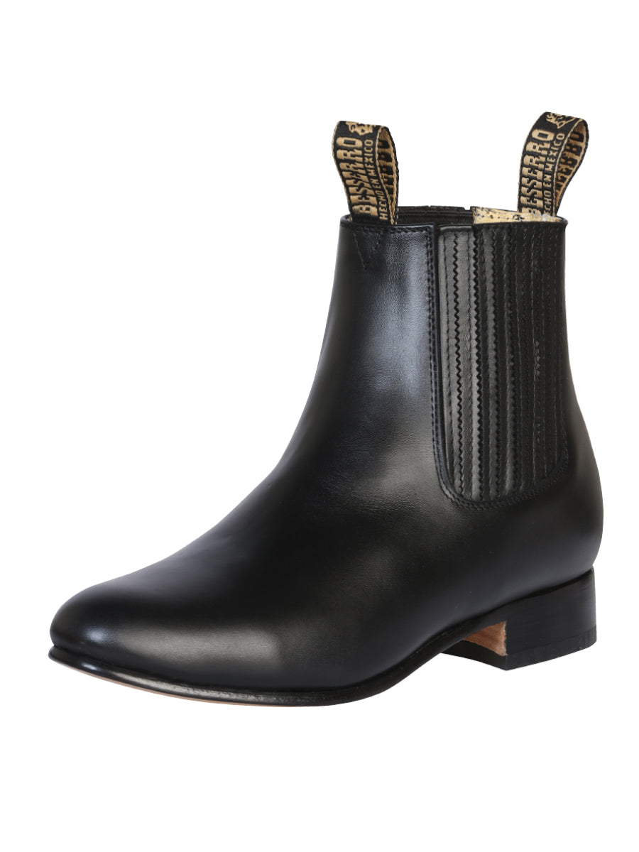 El Besserro Charro Boot Leather Black