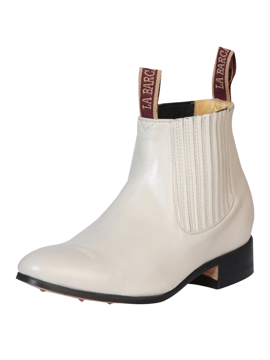 La Barca Traditional Charro Boot Leather Bone