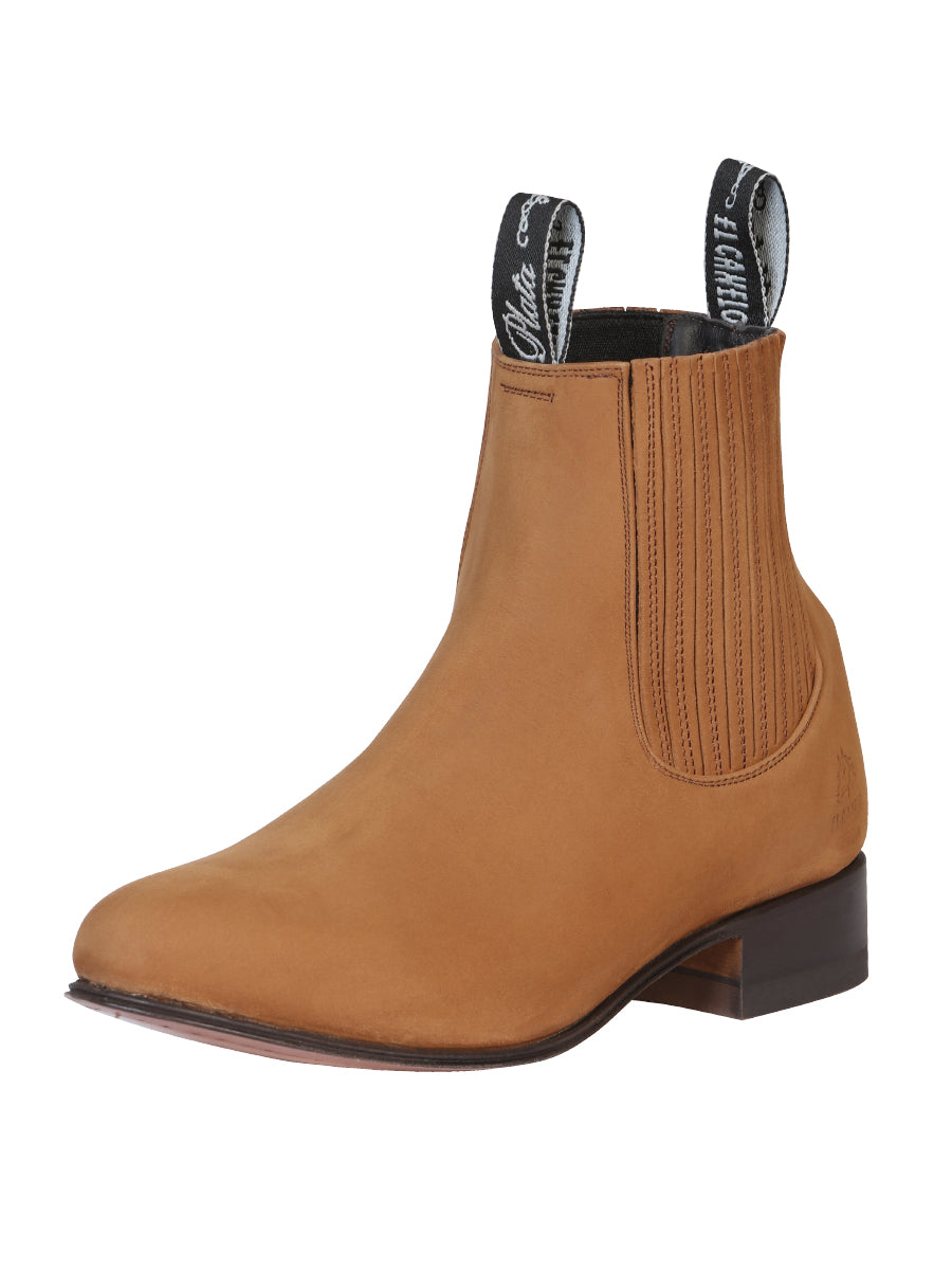 Canelo Charro Boot Leather Nobuck Topo