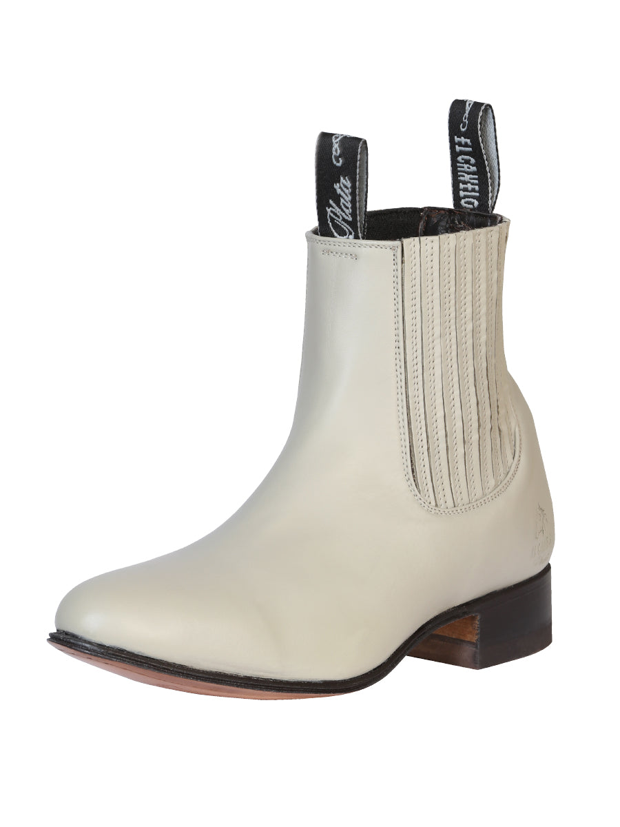 El Canelo Charro Ankle Boot Oyster