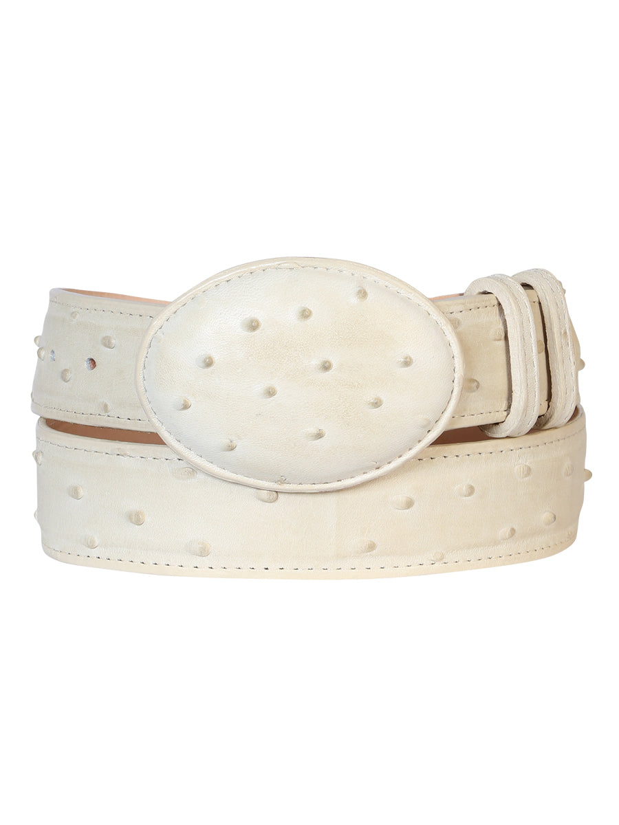 Cowboy Belt El Senor de los Cielos Imitation Ostrich Bone