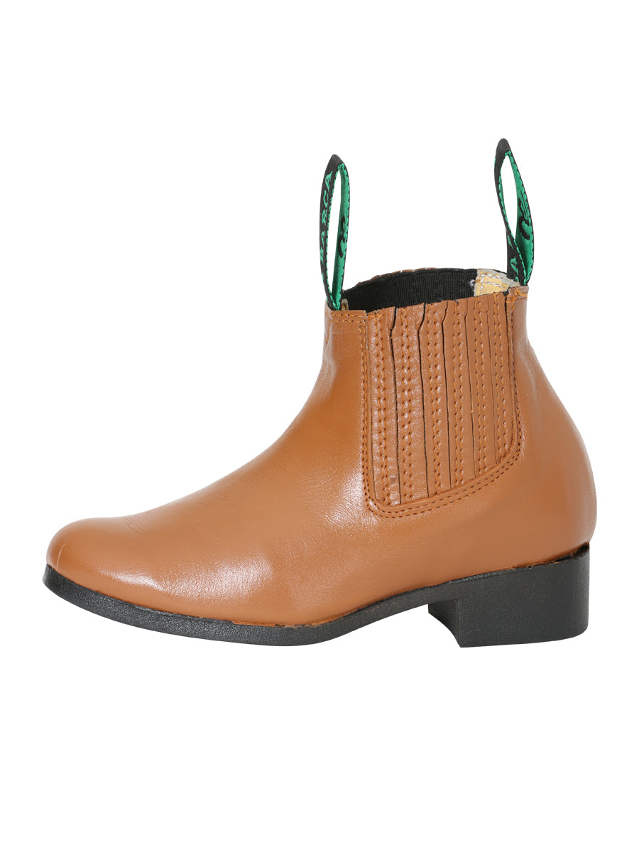 La Barca Leather Ankle Boot - Honey