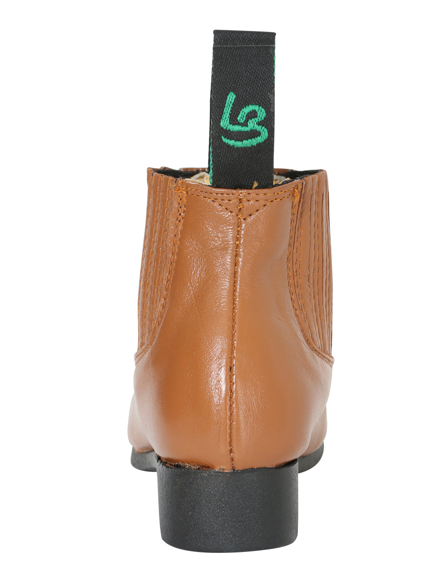 La Barca Leather Ankle Boot - Honey