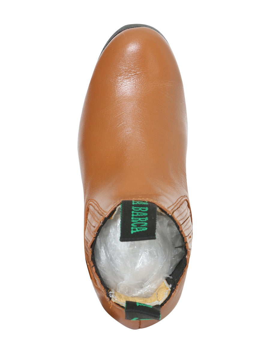 La Barca Leather Ankle Boot - Honey