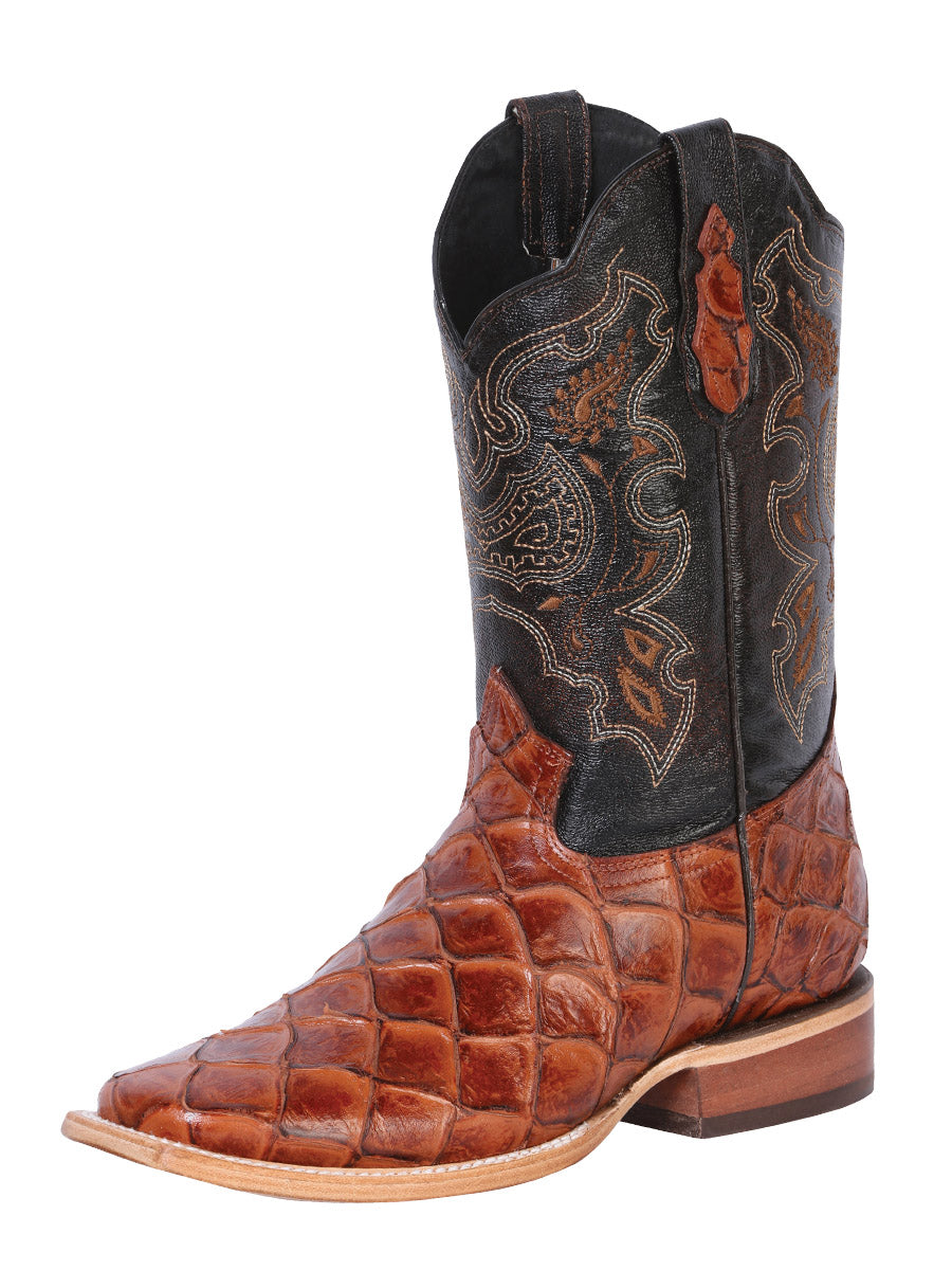 Rodeo Boot Imit Pirarucu Cognac