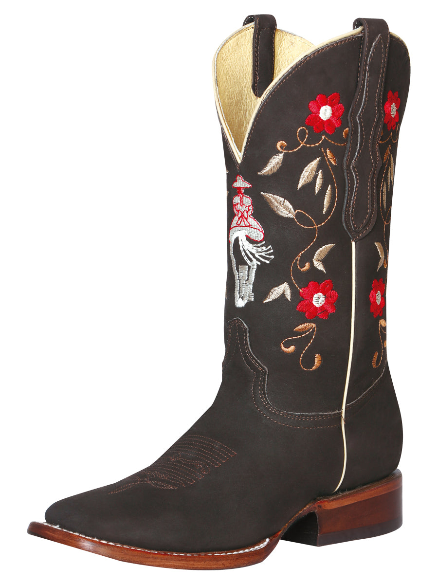 Bota Rodeo para mujer - Marrón oscuro