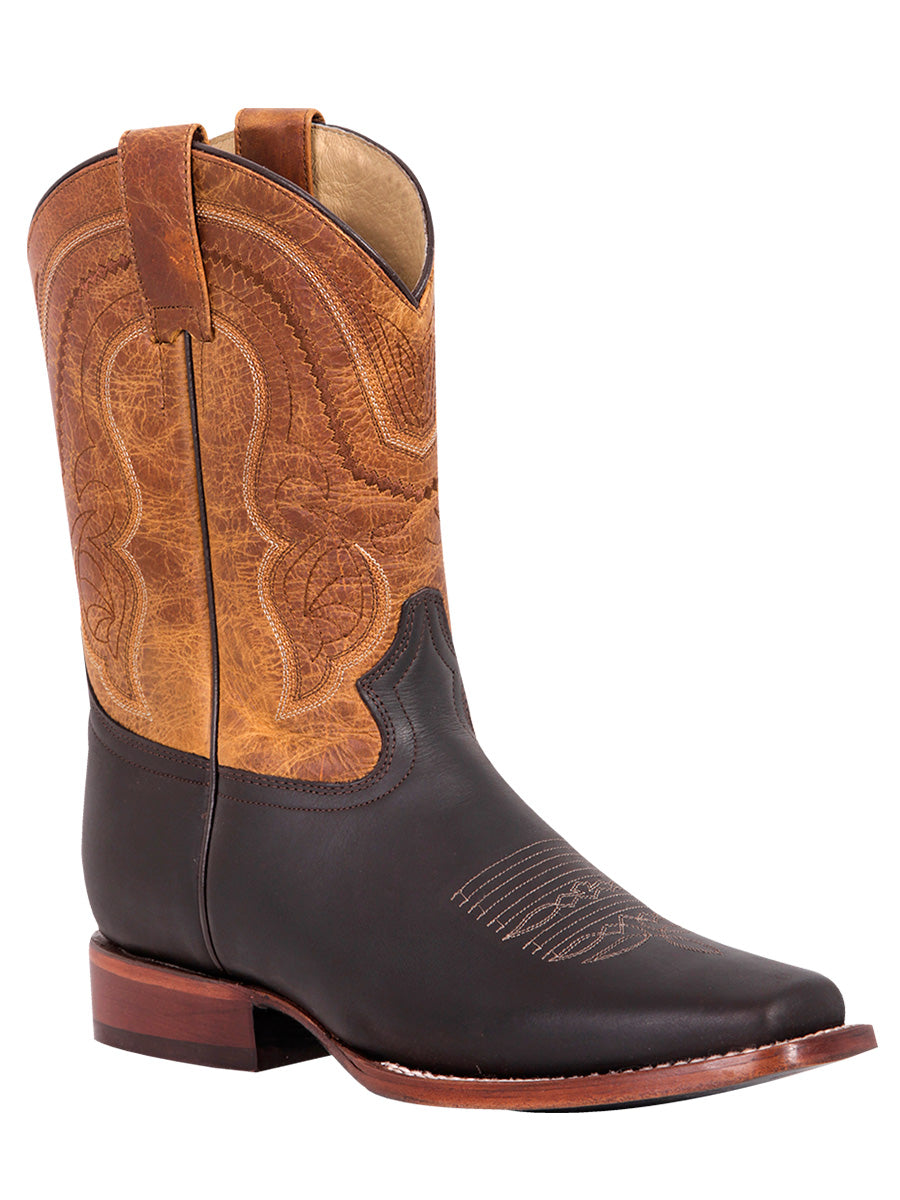 Bota de rodeo El General Crazy Dark Brown