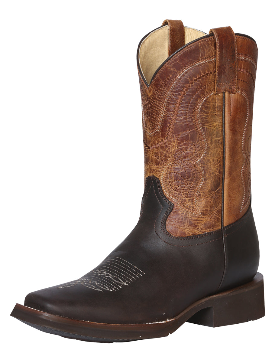 Bota Rodeo - Marrón Oscuro Loco