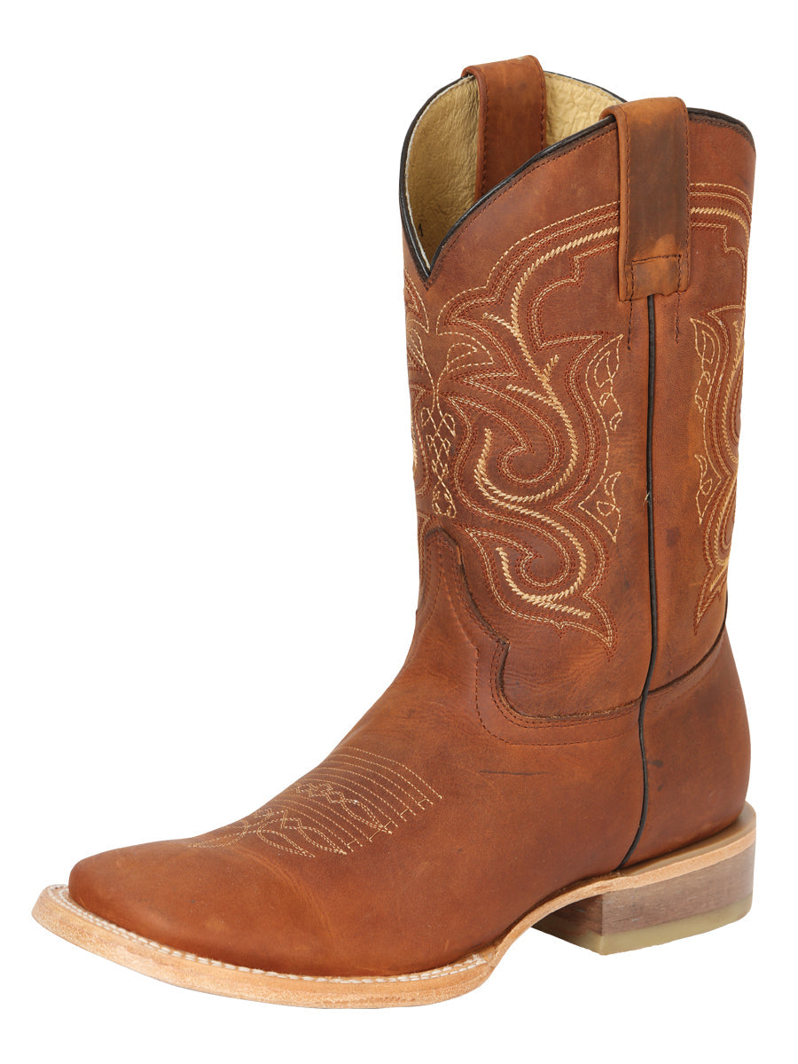 100 Años Men's Rodeo Boot - Cognac