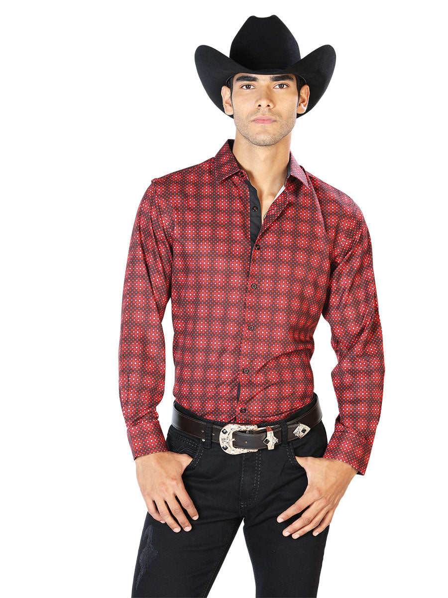 Red Casual Casual Long Sleeve Shirt