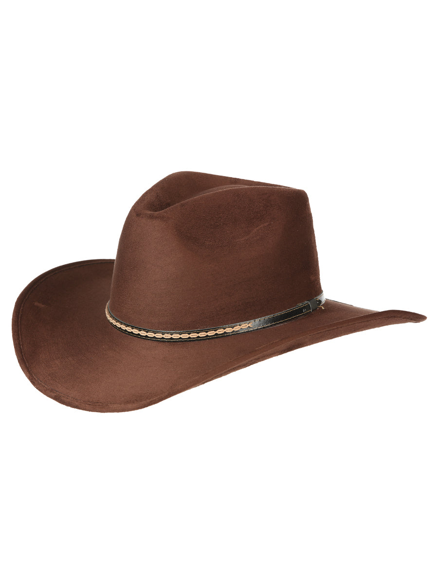 Suede Western Hat Dark Brown Mod. 44250
