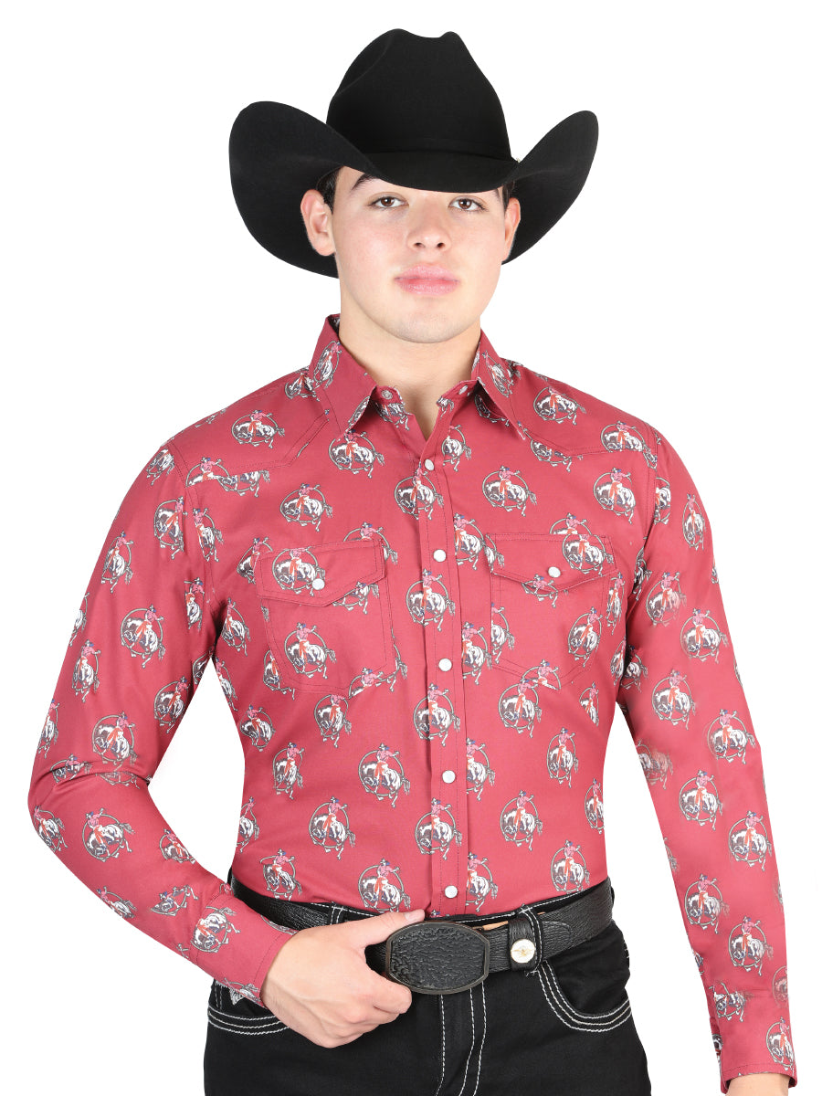 Camisa roja del oeste