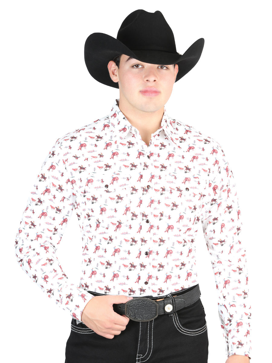 Camisa vaquera beige