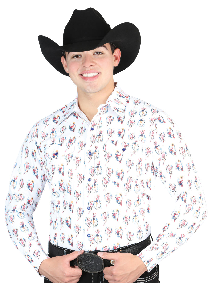White -Western Shirt Mod. 44318