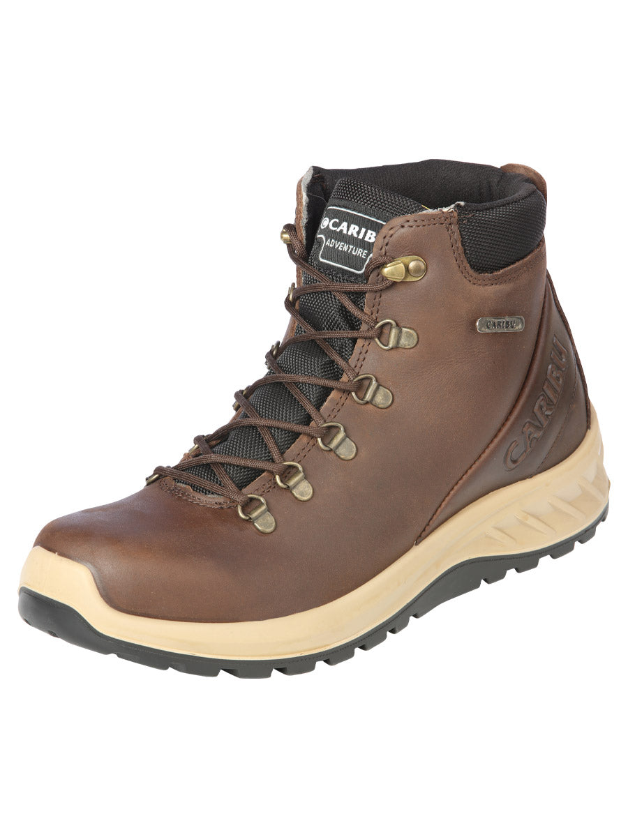 Men's Procliff Protection Lace-Up Work Shoe- Brown