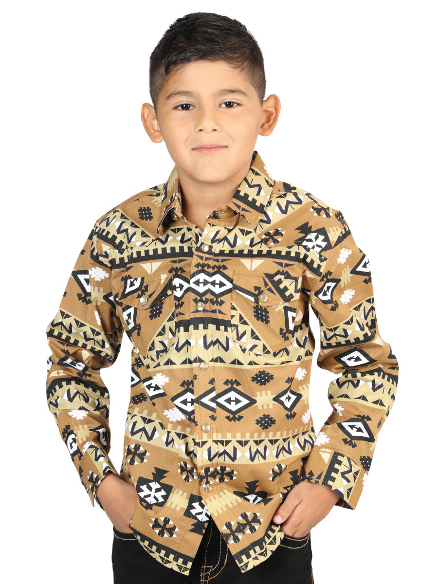 Camisa informal de manga larga de Mustard