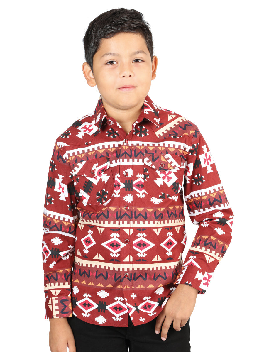 Camisa informal de manga larga de Red Mod. 44443