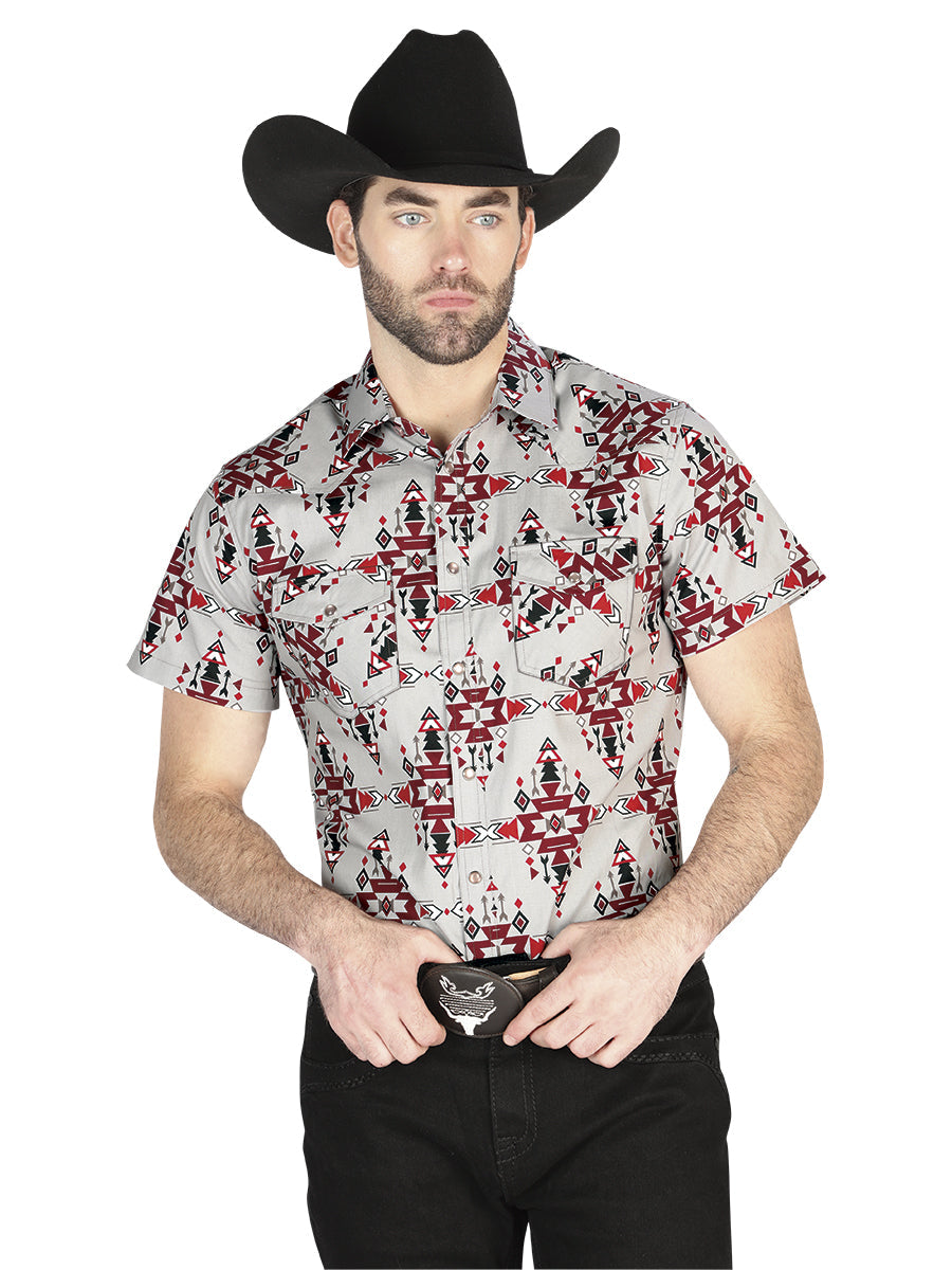 Western Shirt Gray Mod. 44446