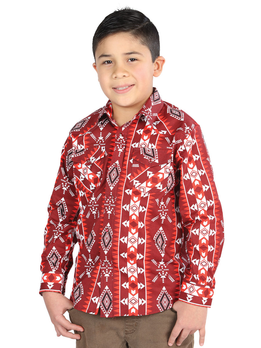 Camisa informal de manga larga de Red
