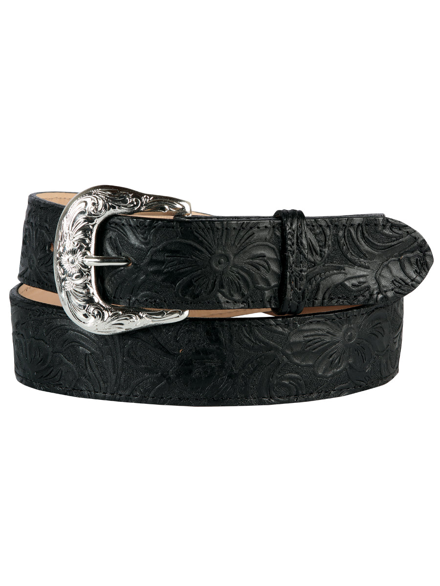 Cinturón vaquero negro para mujer