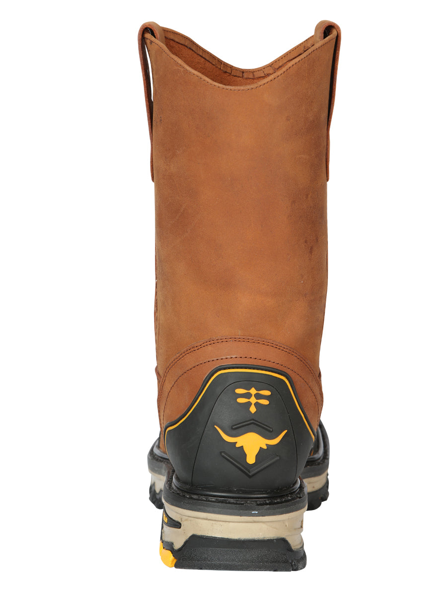 El General Men's Work Boot - Crazy Leather - Kansas