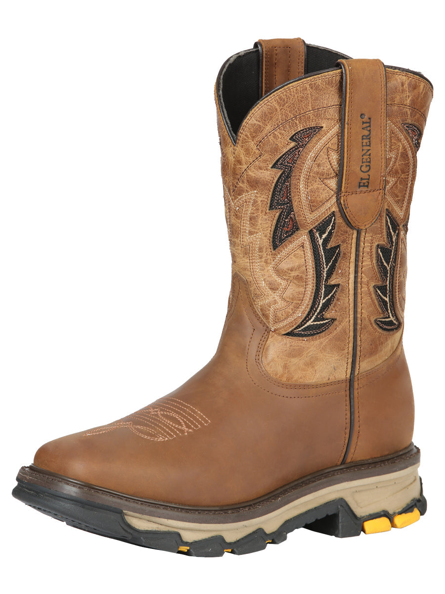 Rodeo Work Boot - Leather Sand
