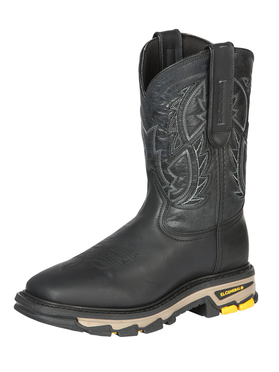 Rodeo Work Boot - Crazy Black