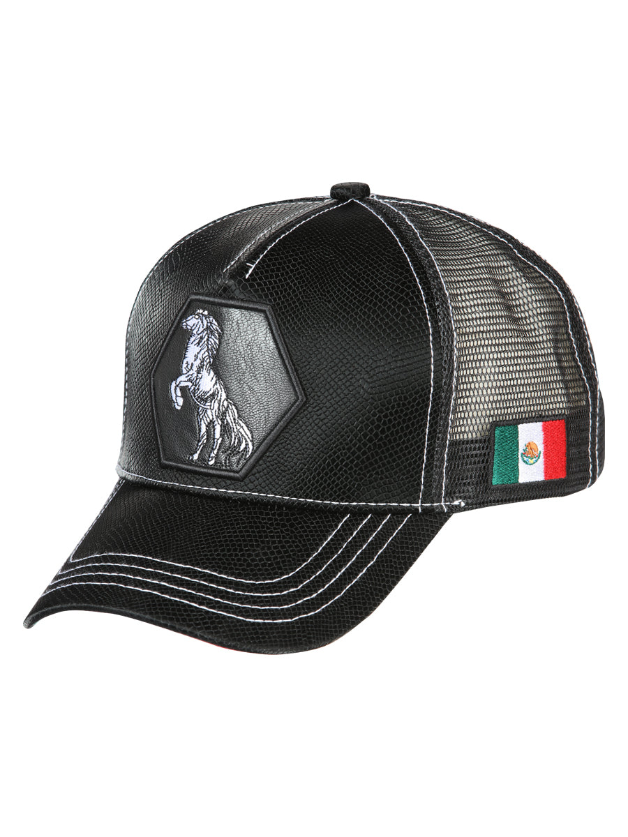 Gorra de caballo negra