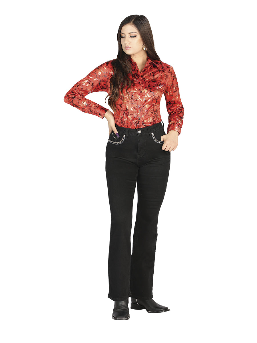 Women Black Centenario Jeans