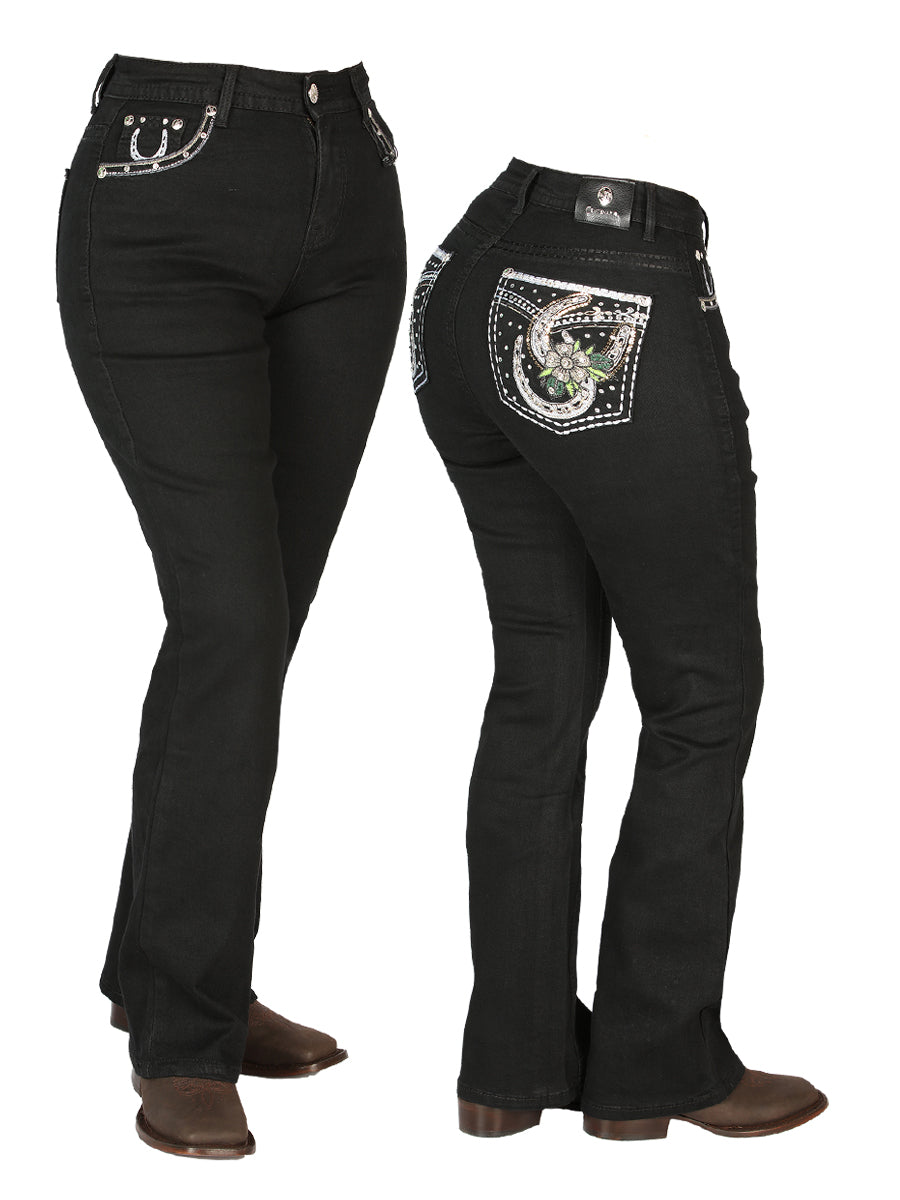 Women Black Centenario Jeans