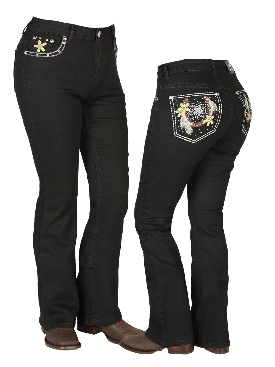 Women Black Centenario Jeans