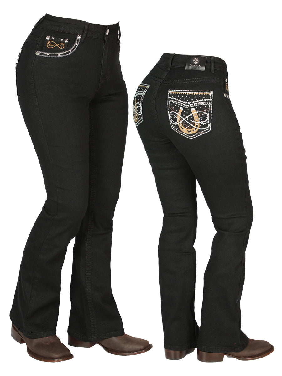 Women Black Centenario Jeans