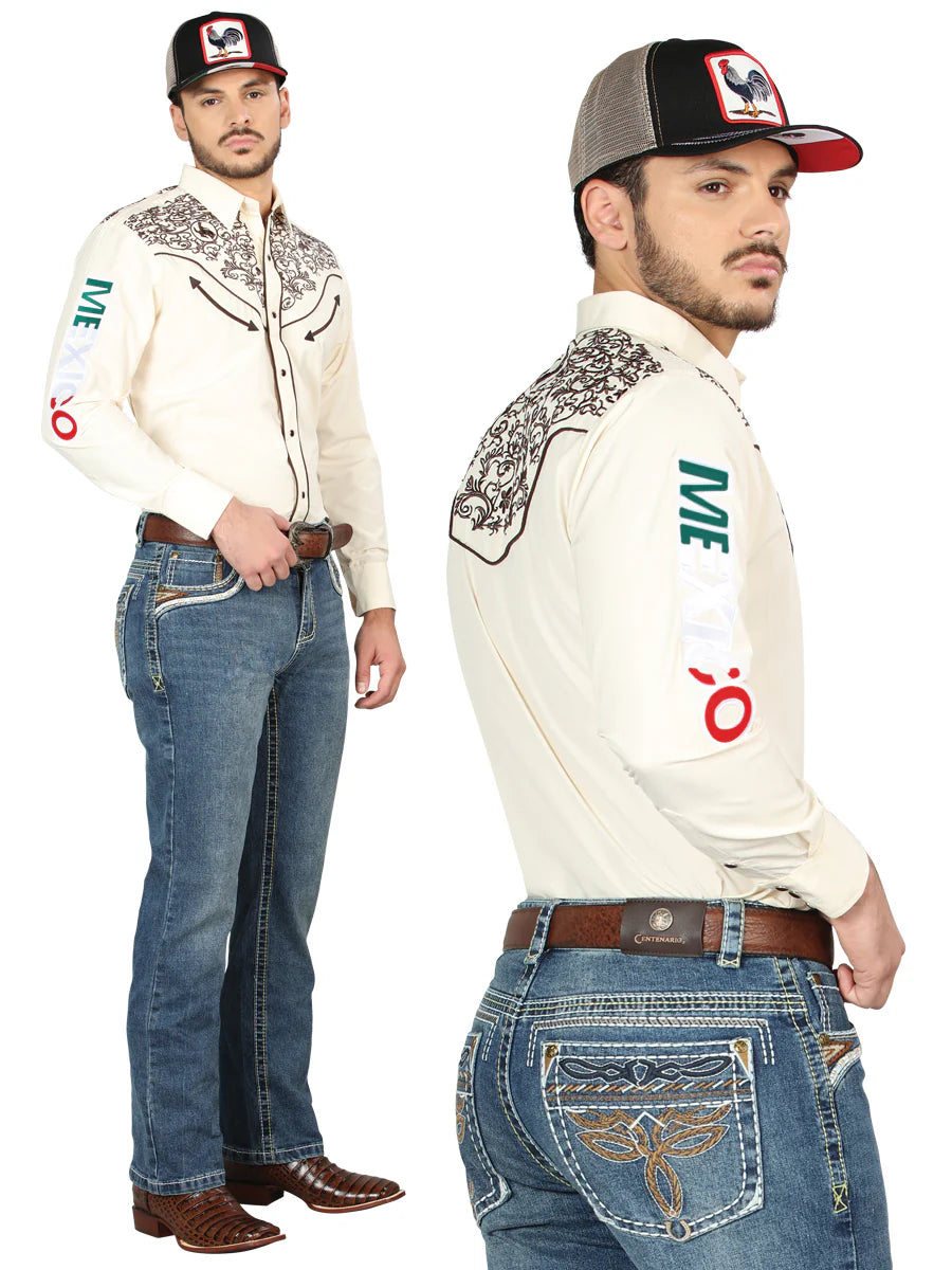 Vaqueros Centenario Bootcut Denim Azul Oscuro