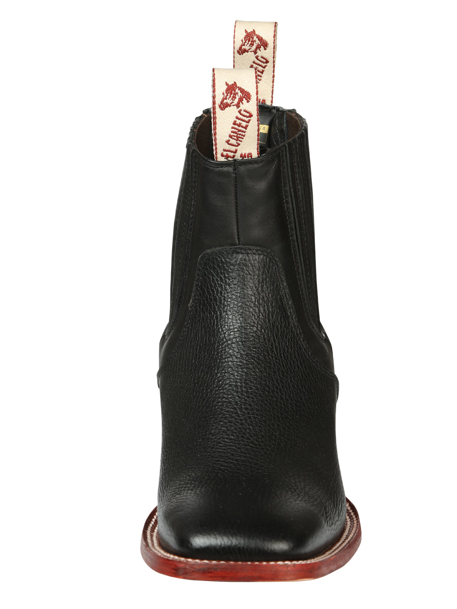 El Canelo Men's Ankle Boots Caisson Black
