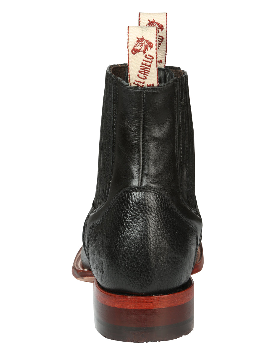 El Canelo Men's Ankle Boots Caisson Black