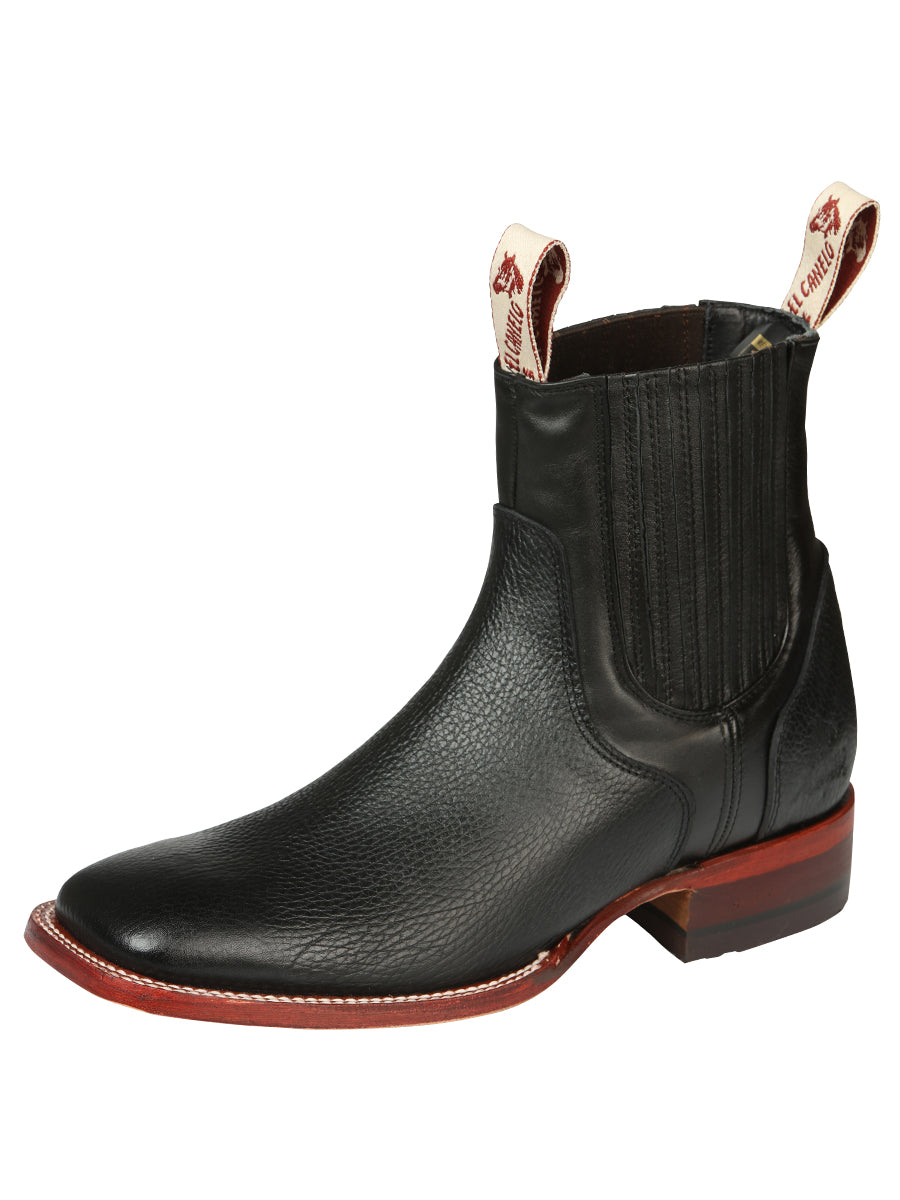 El Canelo Men's Ankle Boots Caisson Black