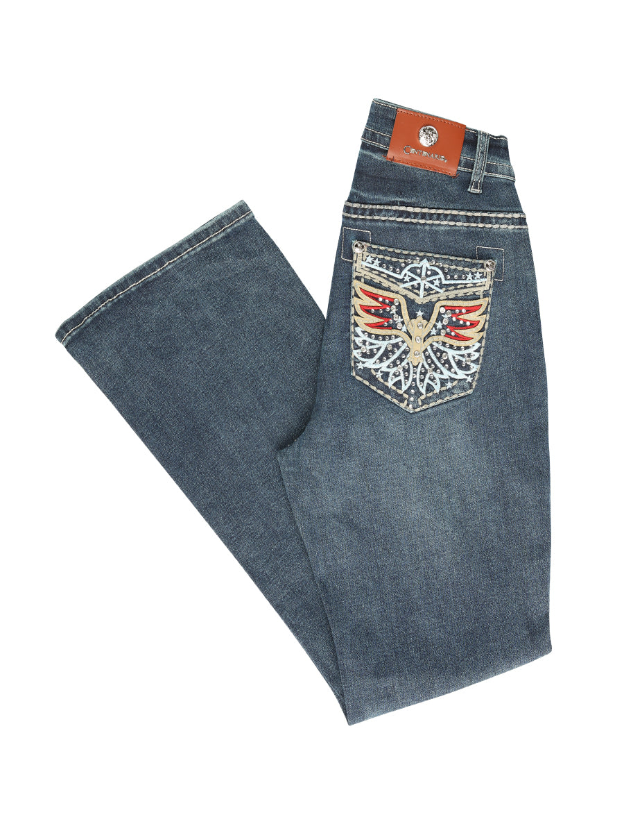 Centenario Bootcut Denim Jeans Blue