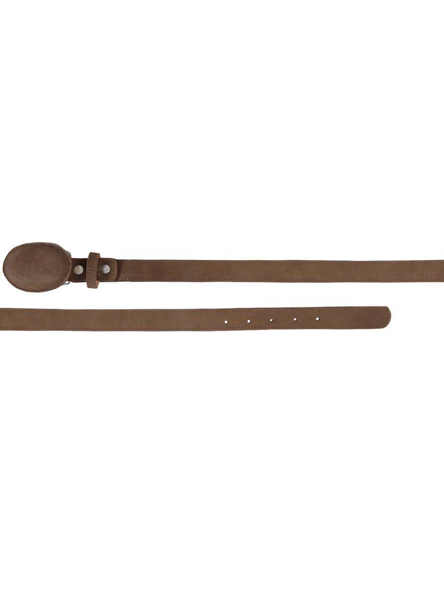 Cinturón occidental para niños Nobuck Topo