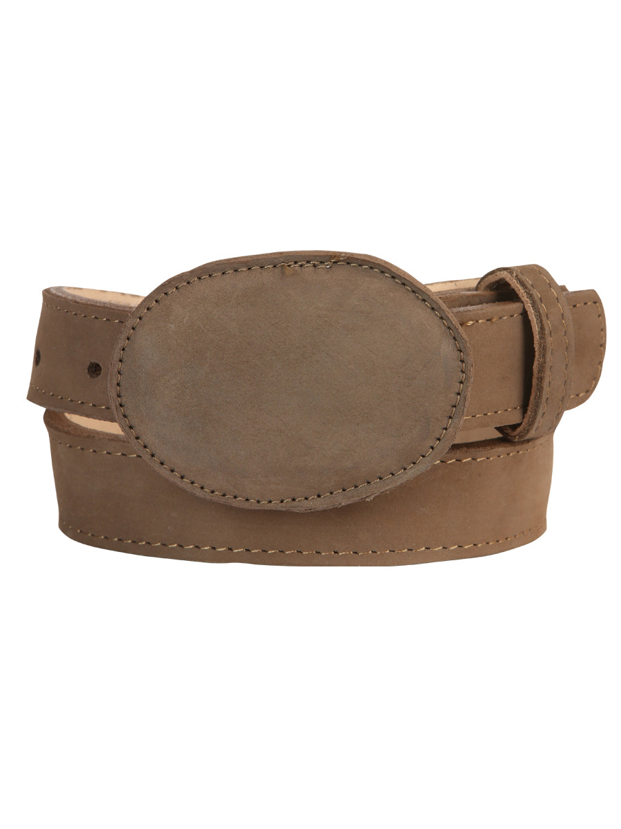 Cinturón occidental para niños Nobuck Topo