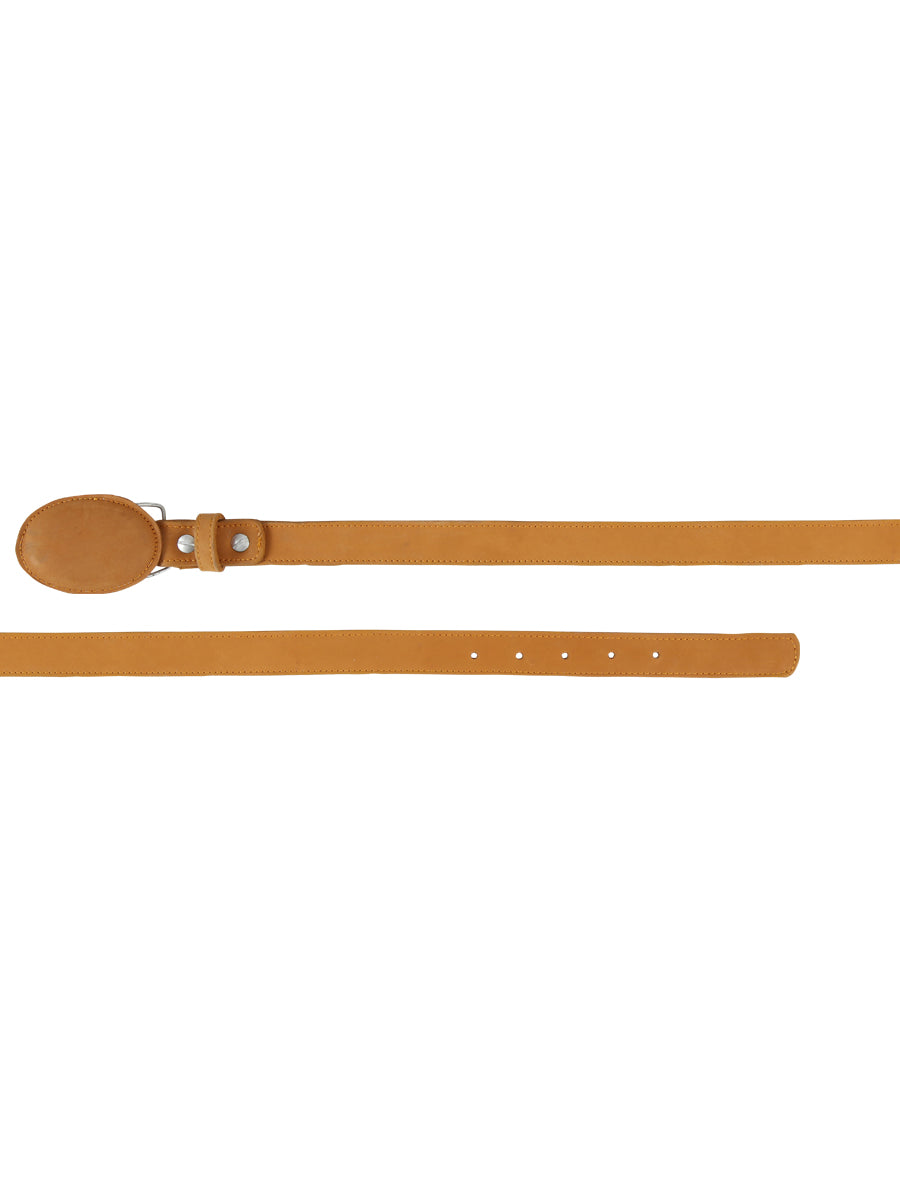 Cinturón occidental para niños Nobuck Miel