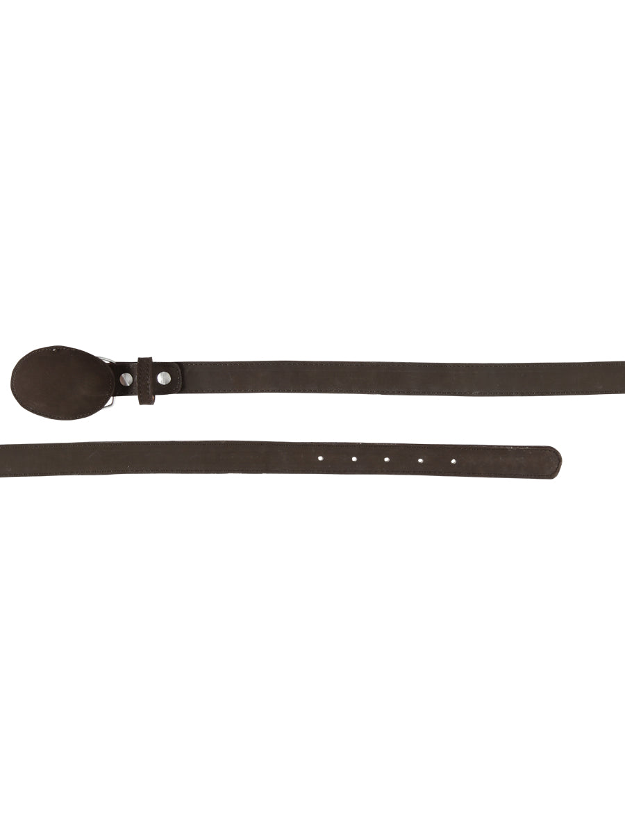 Cinturón Western Niño Nobuck Choco