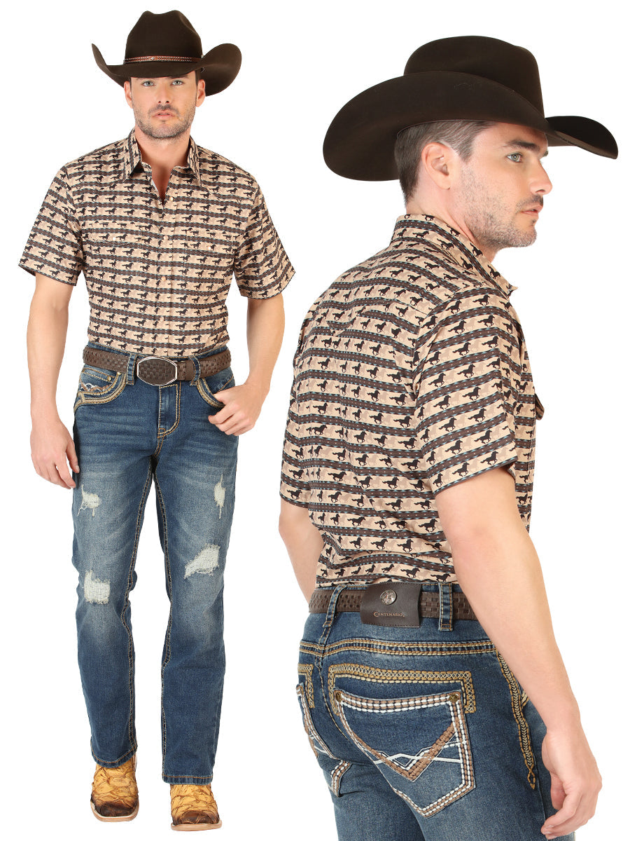 Vaqueros Centenario Bootcut para hombre - Azul oscuro