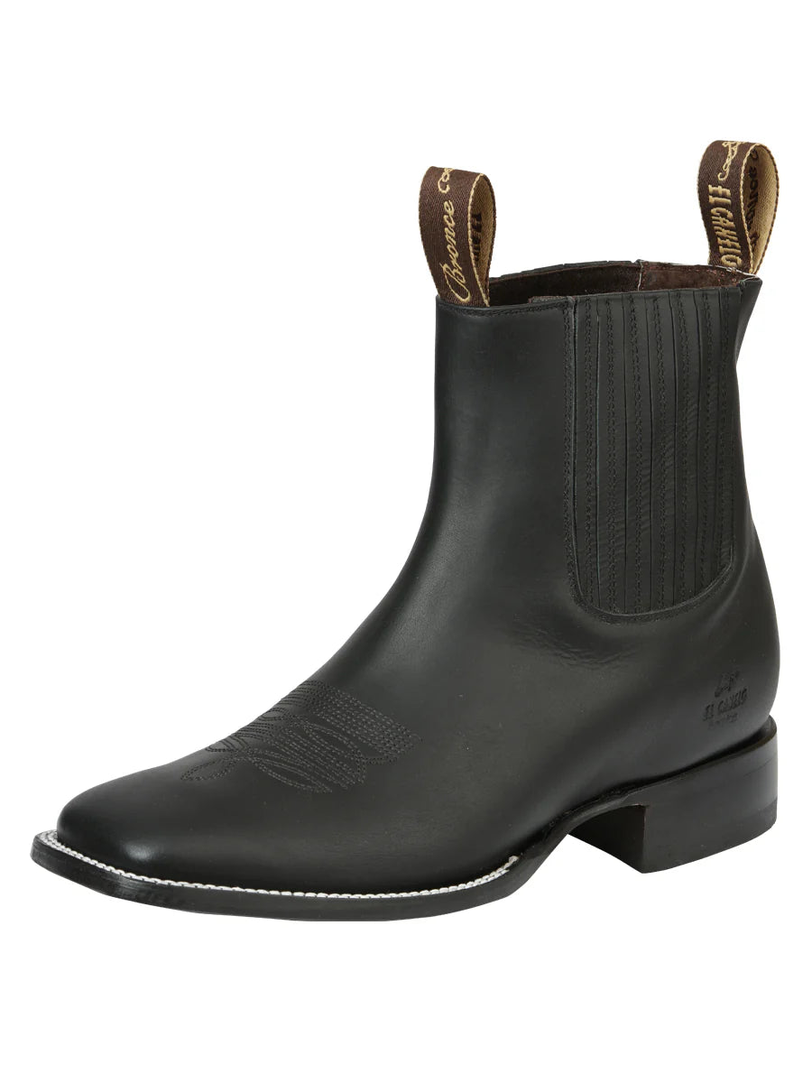 El Canelo Men’s Matte Black Boots