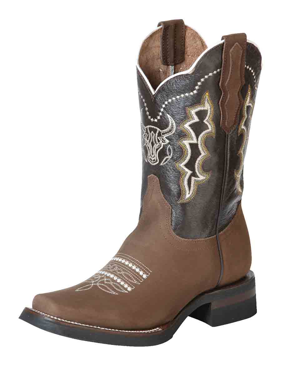 Bota de rodeo - Nobuck Camel