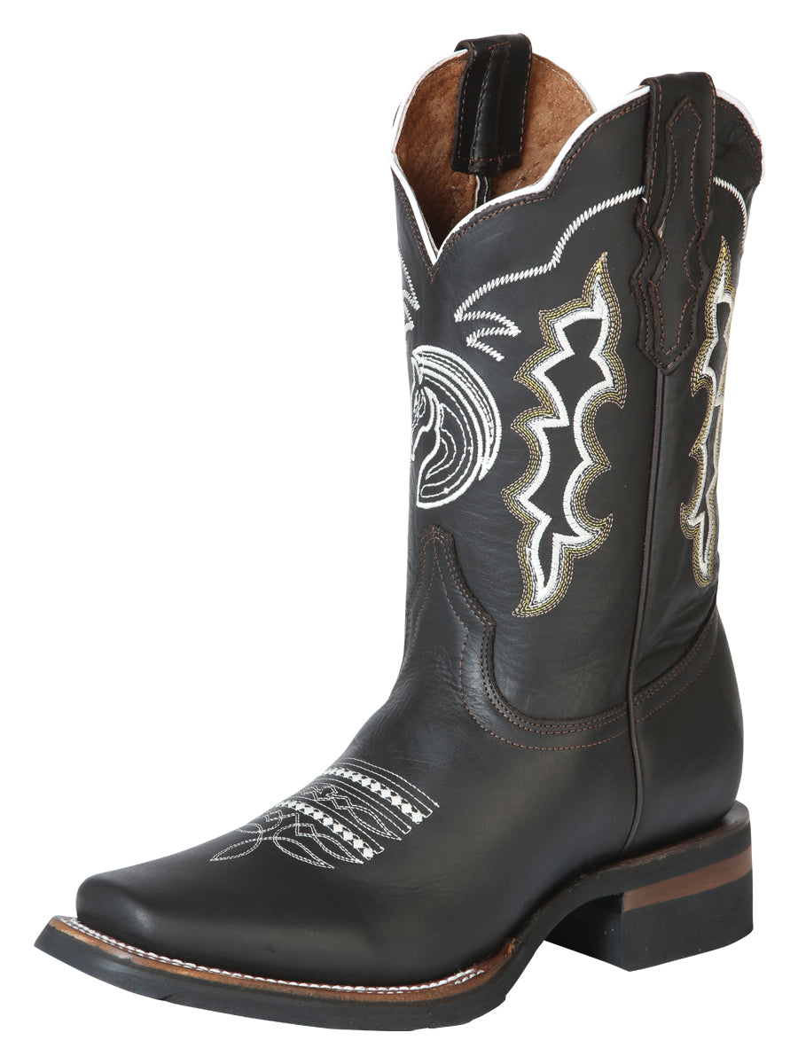 Cowboy Boot Rodeo  El General Crazy  Choco 44850 main image 1