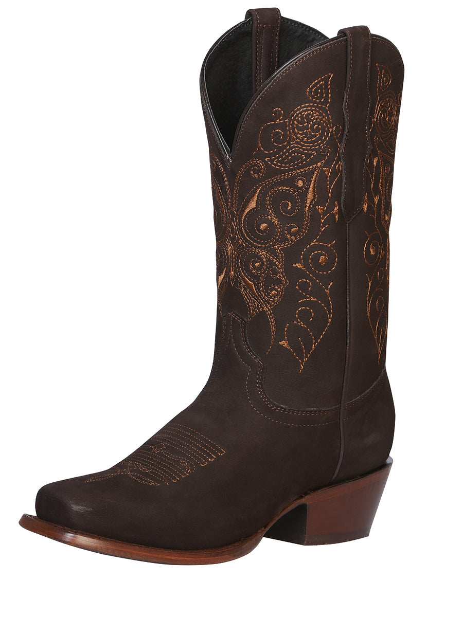 Womens Rodeo Boot Limited Edition Nobuck Brown Mod. 122489
