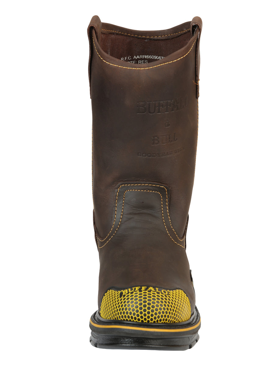 Buffalo & Bull Men's Work Boots Brown/Yellow